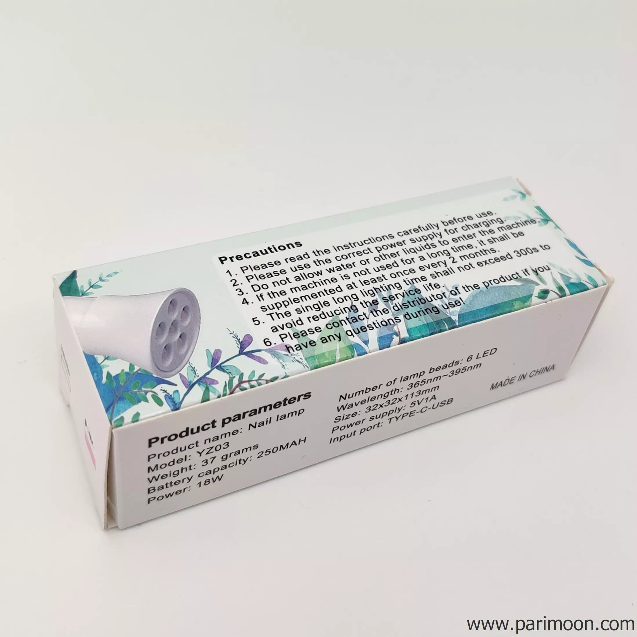 یووی قلمی شارژی (چراغ قوه) ناخن مدل YZ-03 — تصویر ۷