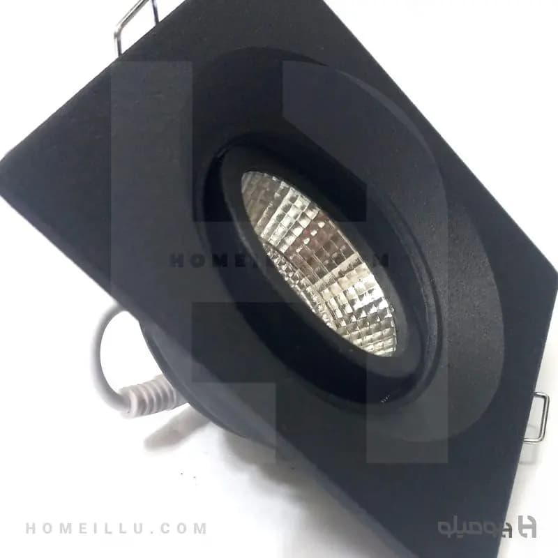 هالوژن 7 وات COB توکار متحرک مربع A1428 — تصویر ۷