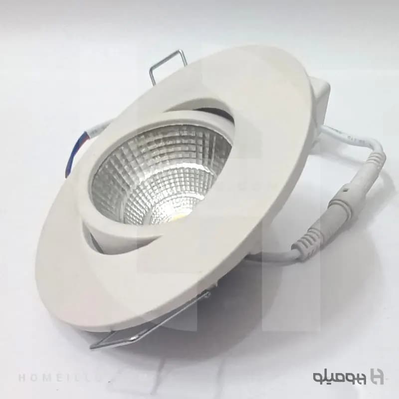 هالوژن 7 وات COB توکار متحرک گرد A1432 — تصویر ۲