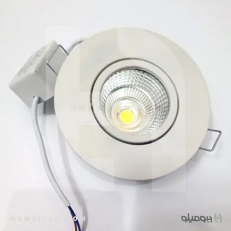 هالوژن 7 وات COB توکار متحرک گرد A1432 — تصویر ۴