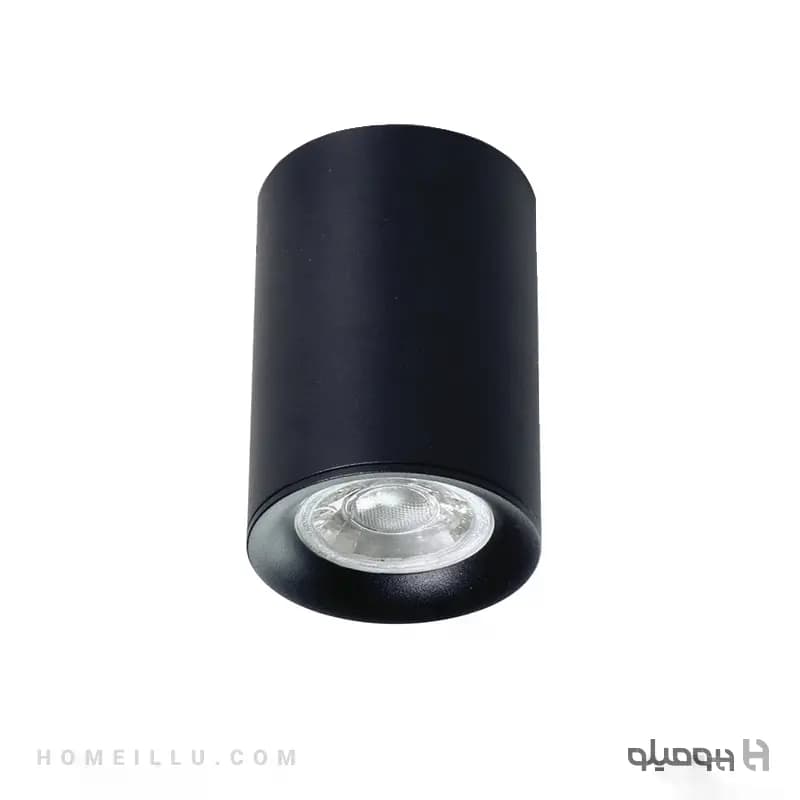 قاب چراغ سقفی استوانه روکار هالوژن پایه استارتی GU10