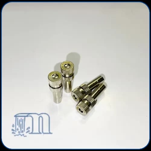 نازل مه پاش فیتینگی کم فشار 0/3 میکرون استیل | ضد چکه (10عددی)