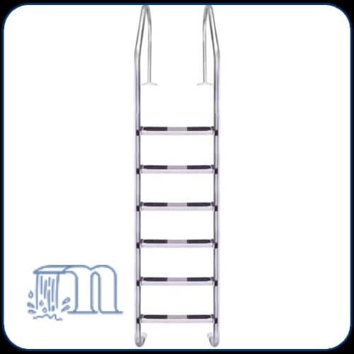 پله (نردبان)استخری 6 پله مدل کلاب کفی استیل