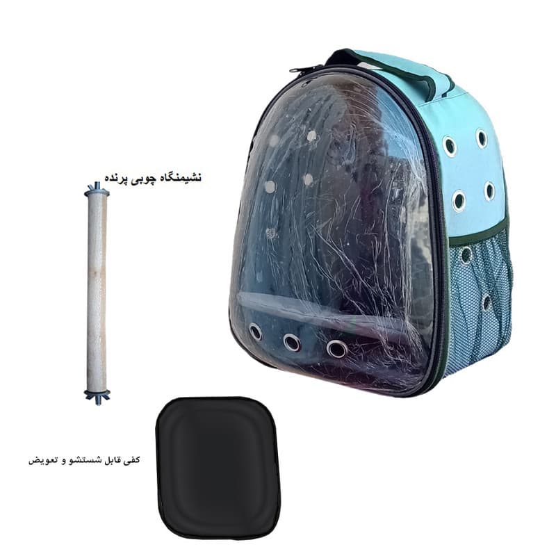 قفس پرندگان مدل کوله پشتی پرنده — تصویر ۴