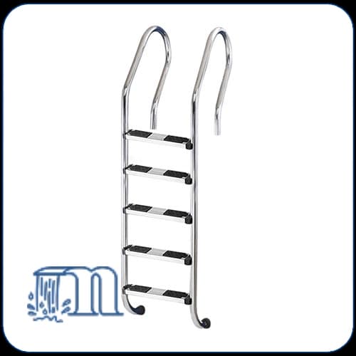 پله ( نردبان ) استخری 5 پله مدل کلاب کفی پلاستیک