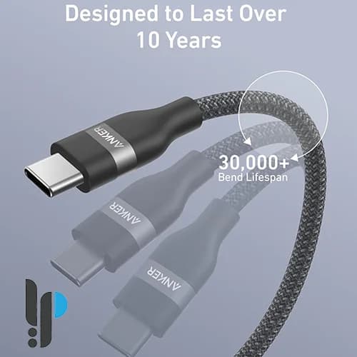 کابل شارژ Type-C انکر مدل Anker A82E2 240w طول 1.8 متر — تصویر ۴