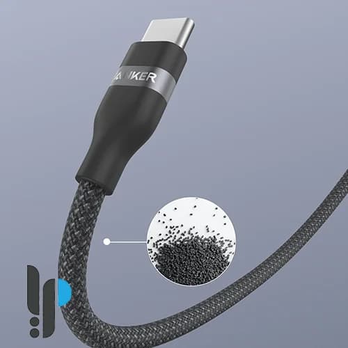 کابل شارژ Type-C انکر مدل Anker A82E2 240w طول 1.8 متر — تصویر ۳