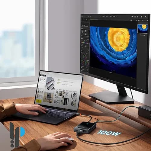 هاب 8 پورت USB-C بیسوس مدل Baseus Focus WKYY030413 — تصویر ۶