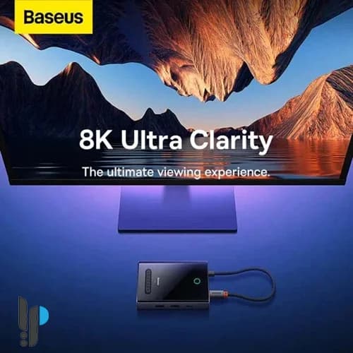 هاب 8 پورت USB-C بیسوس مدل Baseus Focus WKYY030413 — تصویر ۸