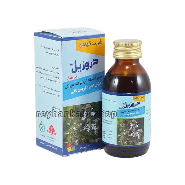 شربت سرفه گیاهی گیاه اسانس 120 میل