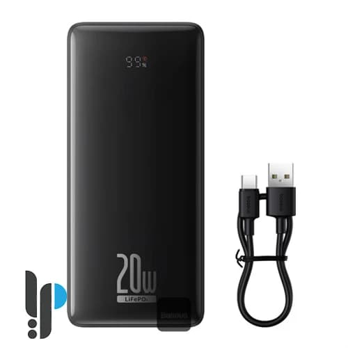پاوربانک 20 واتی بیسوس مدل Baseus LifePO4 P10071000 ظرفیت 18400 میلی‌ آمپر