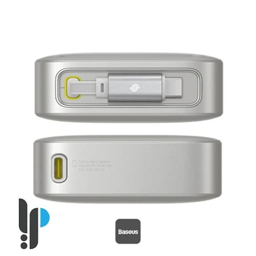 پاوربانک 30 وات بیسوس مدل Baseus Free2Pull P10073701 ظرفیت 10000 میلی‌ آمپر با کابل Type-C — تصویر ۶