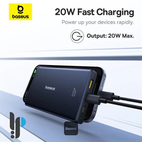 پاور بانک 20 واتی بیسوس مدل Baseus PicoGo p100768011 ظرفیت 10000 میلی‌ آمپر — تصویر ۴