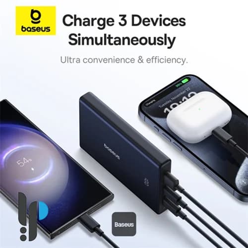 پاور بانک 20 واتی بیسوس مدل Baseus PicoGo p100768011 ظرفیت 10000 میلی‌ آمپر — تصویر ۷
