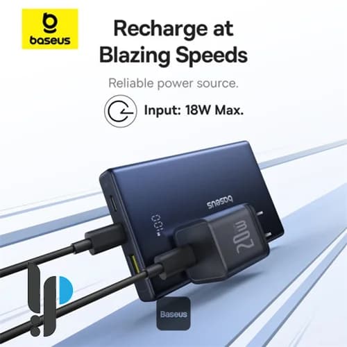 پاور بانک 20 واتی بیسوس مدل Baseus PicoGo p100768011 ظرفیت 10000 میلی‌ آمپر — تصویر ۶