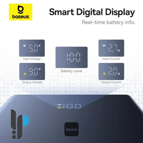 پاور بانک 20 واتی بیسوس مدل Baseus PicoGo p100768011 ظرفیت 10000 میلی‌ آمپر — تصویر ۸