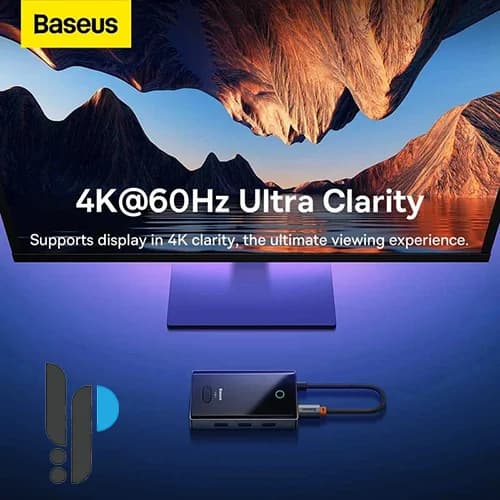 هاب 6 پورت USB-C بیسوس مدل Baseus Focus WKYY030213 — تصویر ۷