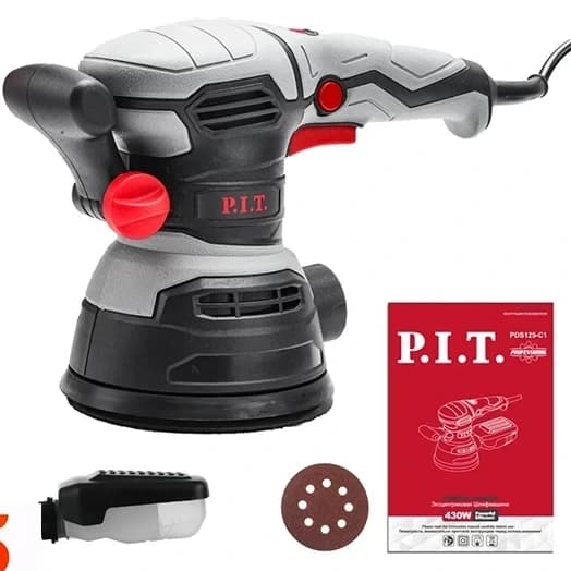 سنباده لرزان 430 وات اوربیتال برقی کد PDS125-C1 برند P.I.T