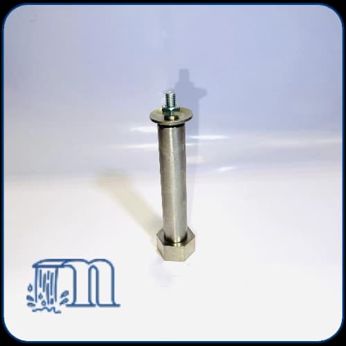 نازل فواره چتری 1/2 اینچ استیل پایه بلند