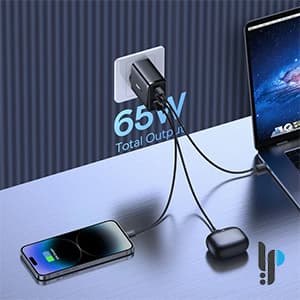 شارژر دیواری 65 وات بیسوس مدل Baseus Cube Pro 65W — تصویر ۷