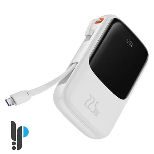 پاوربانک 22.5 واتی بیسوس مدل Baseus Qpow Pro ظرفیت 10000 میلی‌ آمپر با کابل Type-C — تصویر ۲