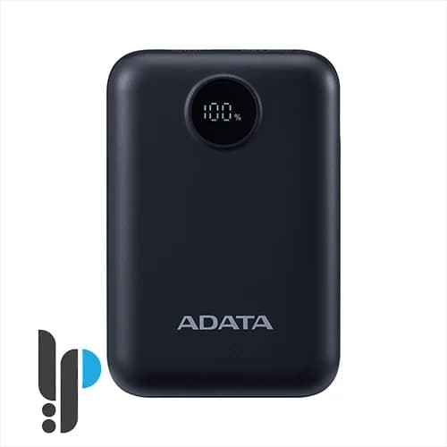 پاوربانک 20 وات ای دیتا مدل ADATA C100 Digital Display ظرفیت 10000 میلی آمپر — تصویر ۲