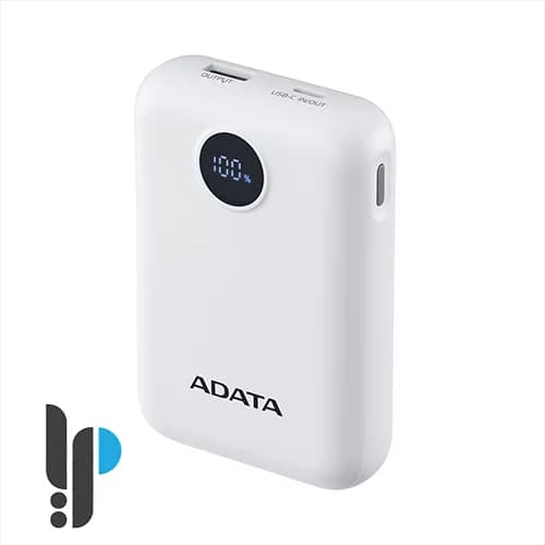پاوربانک 20 وات ای دیتا مدل ADATA C100 Digital Display ظرفیت 10000 میلی آمپر — تصویر ۳