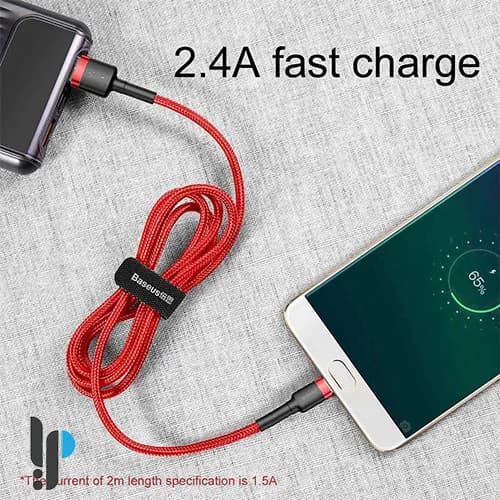 کابل شارژ USB به MicroUSB بیسوس مدل Baseus CAMKLF-B طول 1 متر — تصویر ۴
