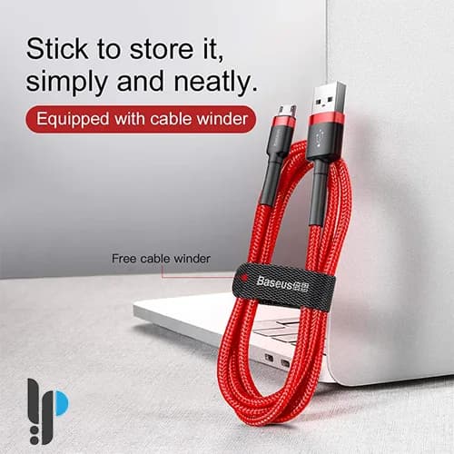 کابل شارژ USB به MicroUSB بیسوس مدل Baseus CAMKLF-B طول 1 متر — تصویر ۵