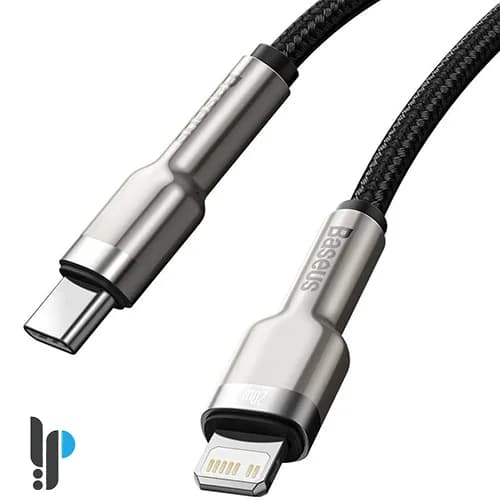 کابل شارژ 2 متری Type-C به لایتنینگ بیسوس مدل Baseus Cafule CATLJK-B