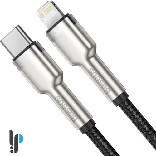 کابل شارژ 2 متری Type-C به لایتنینگ بیسوس مدل Baseus Cafule CATLJK-B — تصویر ۷