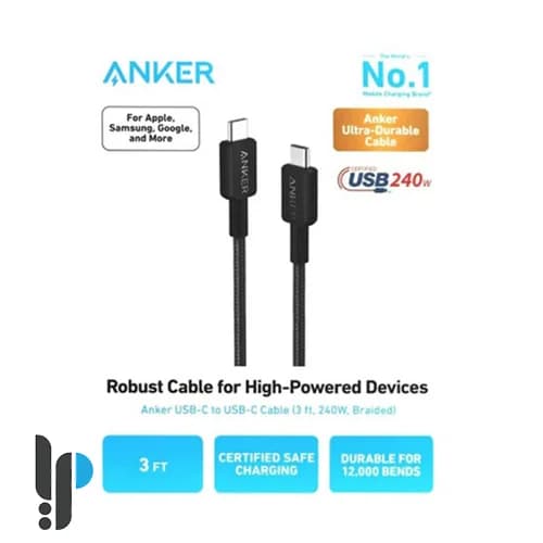 کابل شارژ Type-C انکر مدل Anker A81D5 240w طول 0.9 متر — تصویر ۶