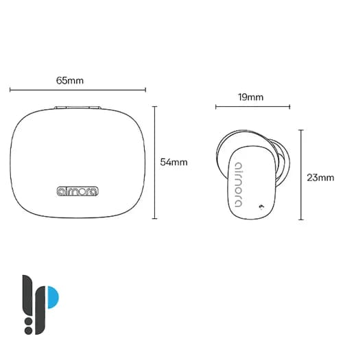 هندزفری بلوتوثی بیسوس مدل Baseus Airnora 3 A00076701 — تصویر ۸