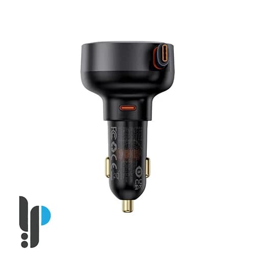 شارژر فندکی 60 وات بیسوس مدل Baseus Enjoyment Pro CCTXP-CC — تصویر ۴