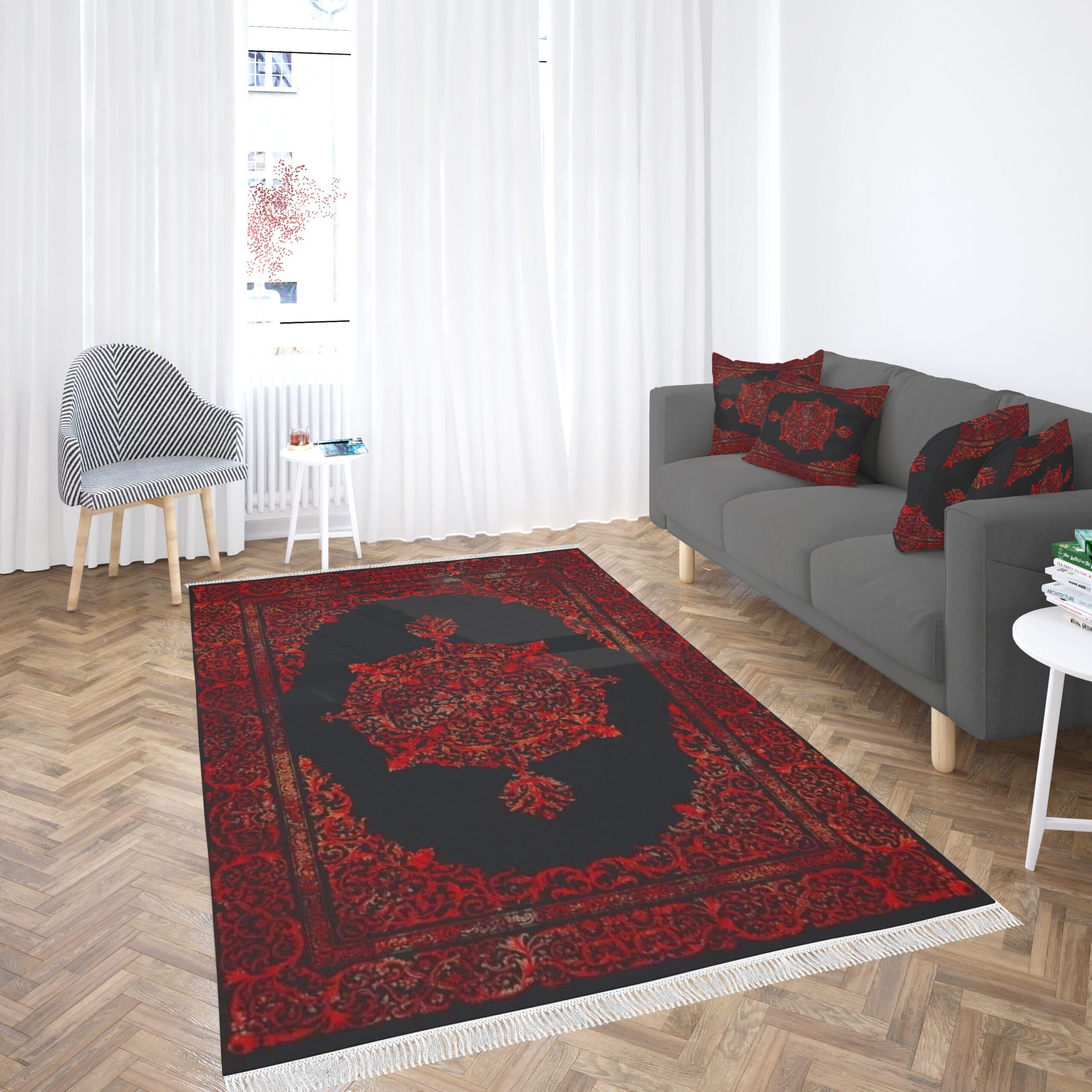 فرش لاکی مدرن طرح وینتیج- کد 759 — تصویر ۳