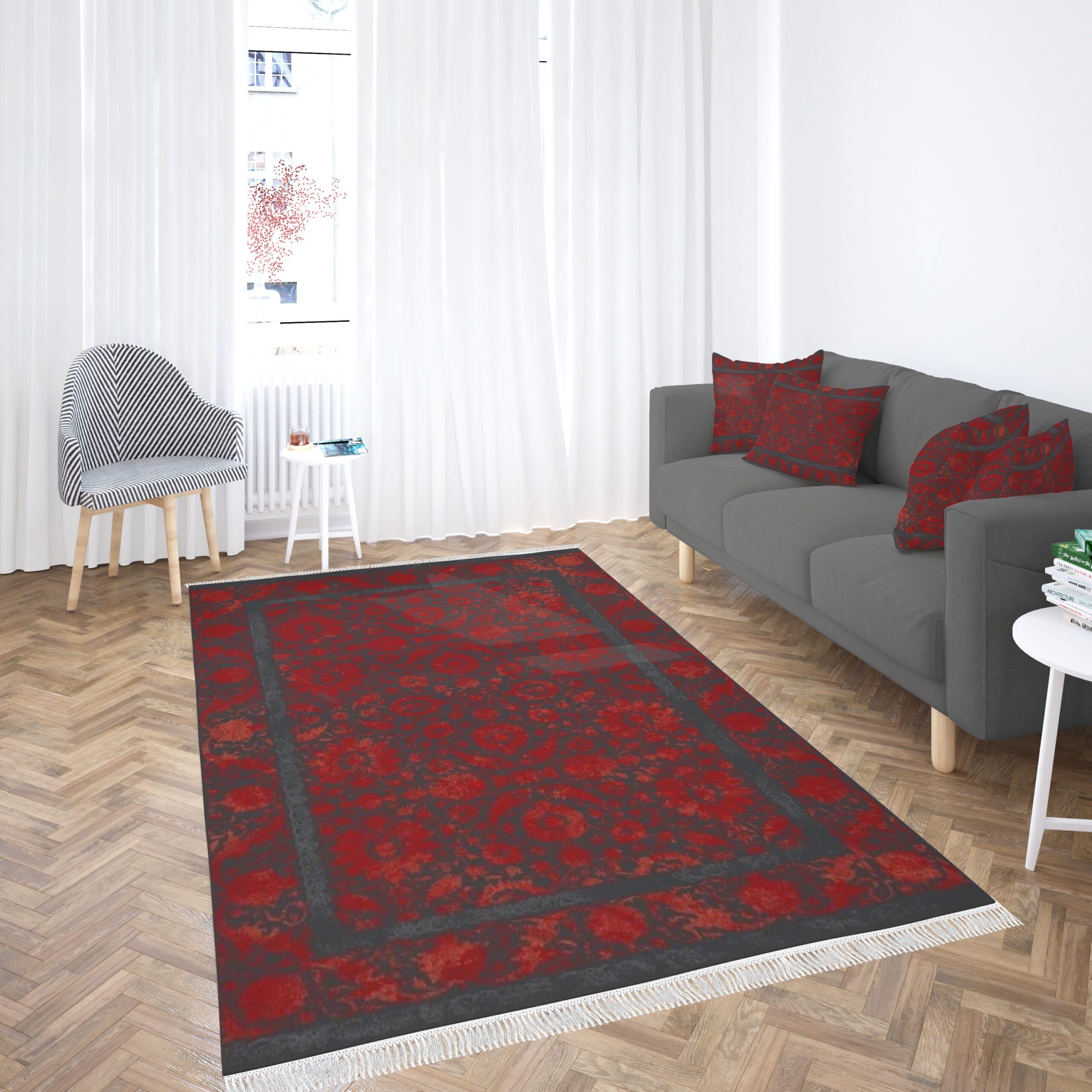 فرش لاکی مدرن طرح وینتیج- کد 758 — تصویر ۴