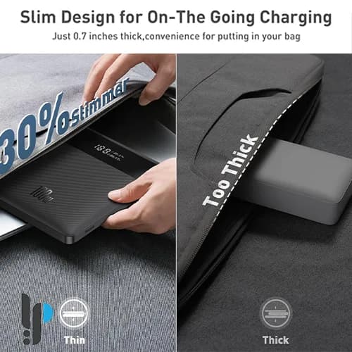 پاوربانک 100 واتی بیسوس مدل Baseus Blade H1 P10021604123 ظرفیت 20000 میلی‌ آمپر — تصویر ۴