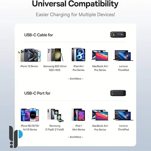 پاوربانک 65 واتی بیسوس مدل Baseus Free2Pull P10073700 ظرفیت 20000 میلی‌ آمپر با کابل Type-C — تصویر ۳