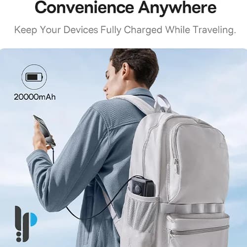 پاوربانک 65 واتی بیسوس مدل Baseus Free2Pull P10073700 ظرفیت 20000 میلی‌ آمپر با کابل Type-C — تصویر ۲