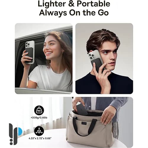 پاوربانک 22.5 واتی بیسوس مدل Baseus Airpow II Magnetic P10080000 ظرفیت 10000 میلی آمپر — تصویر ۵