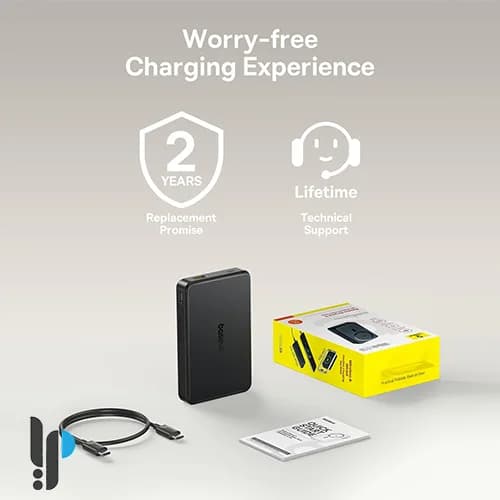 پاوربانک 22.5 واتی بیسوس مدل Baseus Airpow II Magnetic P10080000 ظرفیت 10000 میلی آمپر — تصویر ۷