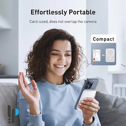 پاوربانک 22.5 واتی بیسوس مدل Baseus Airpow II Magnetic P10080000 ظرفیت 10000 میلی آمپر — تصویر ۳