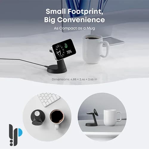 شارژر بی سیم انکر مدل MagGo Wireless Charger B25M4 — تصویر ۸