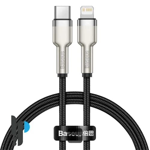 کابل شارژ 1 متری Type-C به لایتنینگ بیسوس مدل Baseus Cafule CATLJK-A
