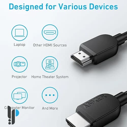 کابل HDMI انکر مدل A8742 طول 1.8 متر کیفیت 8K — تصویر ۶