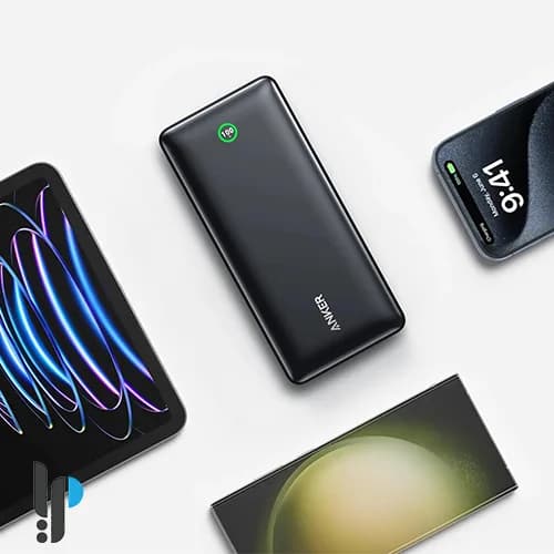 پاور بانک 30 وات انکر مدل Anker A1387 ظرفیت 20000 میلی آمپر به همراه کابل Type-C — تصویر ۳