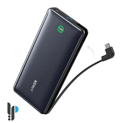 پاور بانک 30 وات انکر مدل Anker A1387 ظرفیت 20000 میلی آمپر به همراه کابل Type-C
