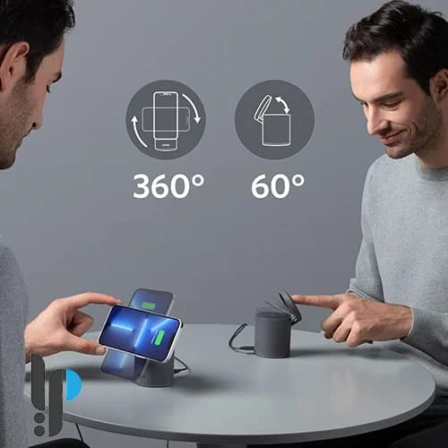 شارژر بی سیم انکر مدل 623 Magnetic Wireless Charger B2568 — تصویر ۵