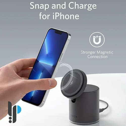 شارژر بی سیم انکر مدل 623 Magnetic Wireless Charger B2568 — تصویر ۳