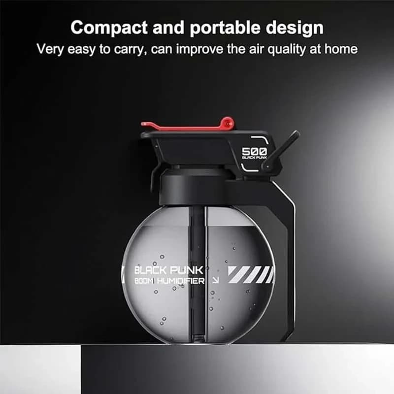 دستگاه رطوبت ساز گرین لاین Grenade 500ml | مه‌پاش نانو و باتری 1100mAh — تصویر ۳